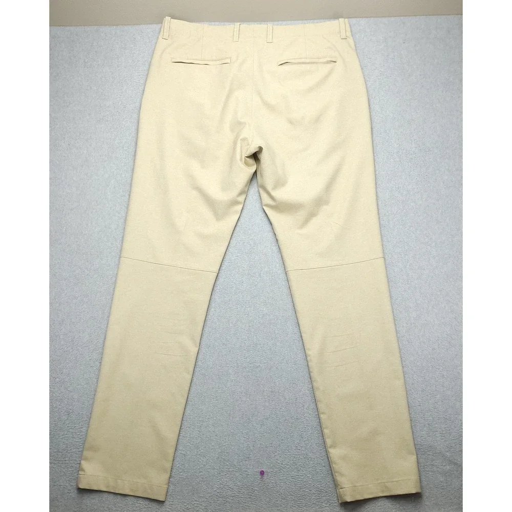 Tommy Bahama Pants Mens 38x34‎ Beige Chino Polyester Stretch Casual Polyester